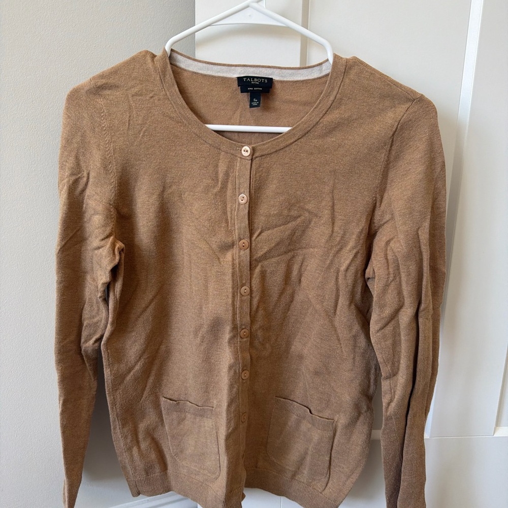 Talbots Women's Brown Cardigan Sweater